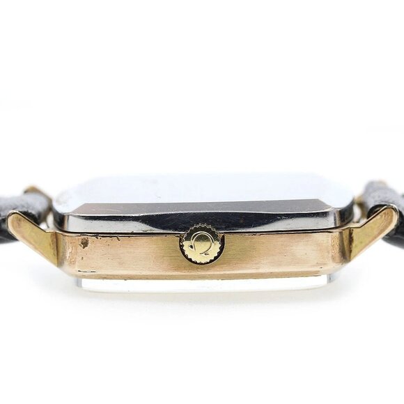 OMEGA Geneve 162.0060 Square Date cal.1012 Gold Dial Automatic Men's - Picture 6 of 8